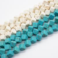 Synthetische Türkis Perlen, Rhombus, DIY & verschiedene Größen vorhanden, keine, Länge:ca. 14.96 ZollInch, verkauft von Strang