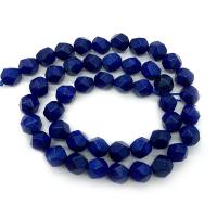 Perles de pierre lasurite naturelles, Lapis lazuli, Rond, Surface de coupe de l'étoile & DIY & normes différentes pour le choix, bleu Environ 14.96 pouce, Vendu par brin