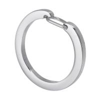 304 Stainless Steel Bag Circle Ring Buckle, Round, machine polished, DIY & Unisex, original color 