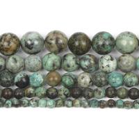Natural African Turquoise Beads, DIY, green Approx 38 cm 
