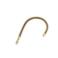 Iron Bracelets, iron lobster clasp, for man, golden, 6mm cm 