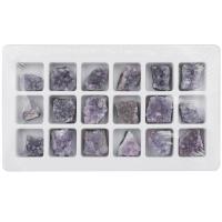 Amethyst Minerals Specimen, with PVC Plastic, irregular, druzy style, purple Approx 