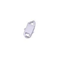 Titanstahl Ring-Ring Verschluss, DIY, originale Farbe, 12.6x32.3mm, verkauft von PC