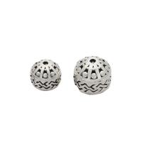 Sterling Silver Hollow Beads, 925 Sterling Silver, Round, vintage & DIY 