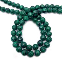 Perles en Malachite naturelle, Rond, DIY & normes différentes pour le choix, vert Environ 14.96 pouce, Vendu par brin