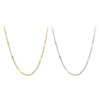 Fashion Stainless Steel Necklace Chain, 304 Stainless Steel Chain, Vacuum Plating Approx 20 Inch 