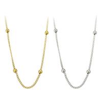 Fashion Stainless Steel Necklace Chain, 304 Stainless Steel Chain, Vacuum Plating Approx 20.5 Inch 
