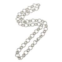Fashion Stainless Steel Necklace Chain, 304 Stainless Steel Chain, original color Approx 20 Inch 