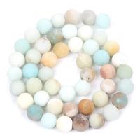 Amazonite Black Gold Bead, ​Amazonite​, Round, DIY  mixed colors Approx 14.96 Inch 