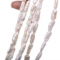 Бусины из искусственного пресноводного жемчуга барокко, Пресноводные жемчуги, DIY, белый, 6-18mm, длина:36-38 см, продается Strand