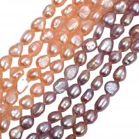 Perlas Keishi Cultivadas de Agua Dulce, Perlas cultivadas de agua dulce, Bricolaje, más colores para la opción, 6-7mm, longitud:36-38 cm, Vendido por Sarta