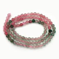 Mix Color Quartz Beads, Natural Stone, Round, DIY & faceted, mixed colors Approx 14.96 Inch 