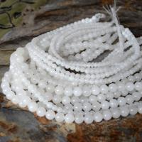 Perles de calcédoine blanche, blanc calcédoine, Rond, DIY & normes différentes pour le choix, vert, Vendu par PC