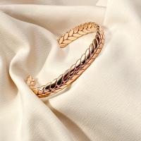 Stainless Steel Cuff Bangle, 316L Stainless Steel, fashion jewelry & for woman, rose gold color, 8mm Approx 6.69 Inch 