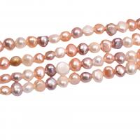 Perlas Keishi Cultivadas de Agua Dulce, Perlas cultivadas de agua dulce, Bricolaje, color mixto, 6-7mm, longitud:36-38 cm, Vendido por Sarta