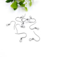 Stainless Steel Hook Earwire, 316L Stainless Steel, plated, silver color 