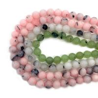 Perles de pierre gemme mixte, Rond, DIY & différents matériaux pour le choix & normes différentes pour le choix, plus de couleurs à choisir Environ 14.96 pouce, Vendu par brin