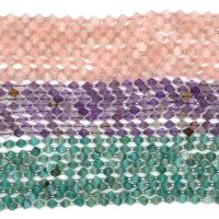 Perles de pierre gemme mixte, Pierre naturelle, avec Seedbead, DIY & différents matériaux pour le choix & facettes, plus de couleurs à choisir, 10-30mm Environ 40 cm, Vendu par brin