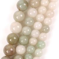 Perles de pierre gemme mixte, Pierre naturelle, Rond, DIY, couleurs mélangées Environ 38 cm, Vendu par brin