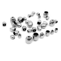 Stainless Steel End Caps, 304 Stainless Steel, machine polished, DIY & machine polishing original color 