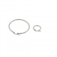 Stainless Steel Hoop Earring Component, 304 Stainless Steel, plated, fashion jewelry & DIY & Unisex original color 