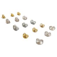 Stainless Steel Ear Nut Component, 304 Stainless Steel, plated, DIY & Unisex & machine polishing 