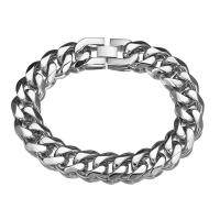 304 Stainless Steel Bracelet, Round, plated, fashion jewelry & for man 10mm 