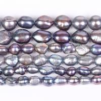 Perlas Arroz Freshwater, Perlas cultivadas de agua dulce, Bricolaje, Púrpura, longitud:aproximado 38 cm, Vendido por Sarta