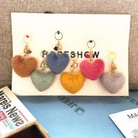 Plush Bag Pendant, Heart, fashion jewelry & Unisex 