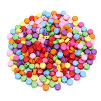 Candy Stil Acryl Perlen, poliert, DIY, farbenfroh, 4x7mm, 100PCs/Tasche, verkauft von Tasche