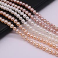 Round Cultured Freshwater Pearl Beads, natural, DIY 5-5.5mm Approx 14.17 Inch 