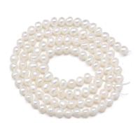Round Cultured Freshwater Pearl Beads, natural, DIY 3-4mm Approx 14-15 Inch 