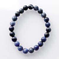 Sodalite Bracelet, polished, Unisex, blue Approx 21 cm 