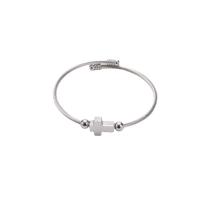 Stainless Steel Cuff Bangle, 304 Stainless Steel, polished, Unisex 