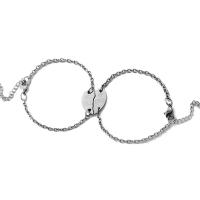 Titanium Steel Bracelet, titanium steel lobster clasp, Unisex, silver color cm 