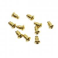 Brass Ear Nut Component, plated, DIY 