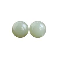 Hetian Jade Perle, rund, poliert, verschiedene Größen vorhanden, keine, verkauft von PC