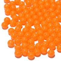 Solid Color Acrylic Beads, Round, polished, DIY & luminated 8mm 