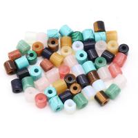 Perles de pierre gemme mixte, pilier, poli, différents matériaux pour le choix, plus de couleurs à choisir Vendu par PC
