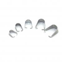 Stainless Steel Snap on Bail, 304 Stainless Steel, machine polished, DIY & Unisex original color 