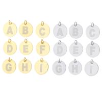 Stainless Steel Pendants, 201 Stainless Steel, Vacuum Ion Plating, Unisex & with letter pattern Approx 2mm 