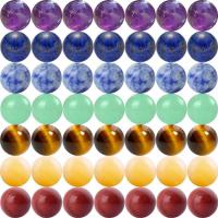 Perles de pierre gemme mixte, Rond, poli, différents matériaux pour le choix, plus de couleurs à choisir, 8mm îte, Vendu par boîte