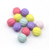 Solid Color Acrylic Beads, Round, polished, DIY, multi-colored, 10mm Approx 2mm, Approx 