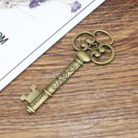 Pendentifs clé en alliage de zinc, Placage, couleur bronze antique Vendu par PC