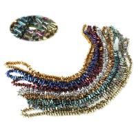Perles hématite non-magnétique, triangle, Placage sous vide, DIY, plus de couleurs à choisir Environ 38 cm Vendu par brin