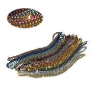 Perles hématite non-magnétique, cadre, Placage sous vide, DIY, plus de couleurs à choisir Environ 38 cm Vendu par brin
