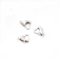 Stainless Steel Lobster Claw Clasp, 316 Stainless Steel, Heart, machine polished, DIY & Unisex original color 