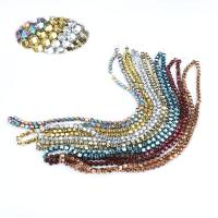 Perles hématite non-magnétique, hématite non magnétique, Rond, Placage sous vide, DIY, plus de couleurs à choisir Environ Vendu par brin