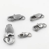Stainless Steel Lobster Claw Clasp, 316L Stainless Steel, silver color plated, DIY silver color 