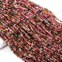 Perles de pierre gemme mixte, Rond, DIY & différents matériaux pour le choix & facettes, plus de couleurs à choisir, 3mm Environ 14.96 pouce, Vendu par brin